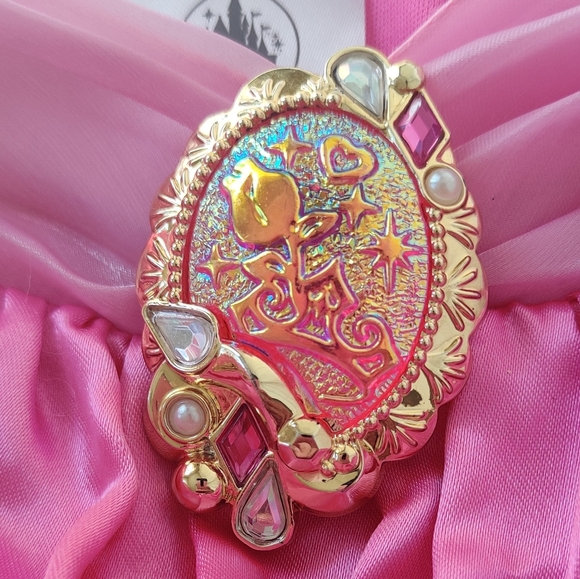 Disney Aurora Sleeping Beauty Pink  Roleplay/Dress up Costume Dress Size 5/6 - Picture 6 of 8